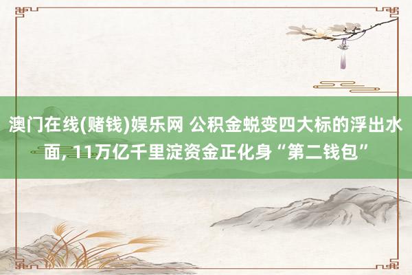 澳门在线(赌钱)娱乐网 公积金蜕变四大标的浮出水面， 11万亿千里淀资金正化身“第二钱包”