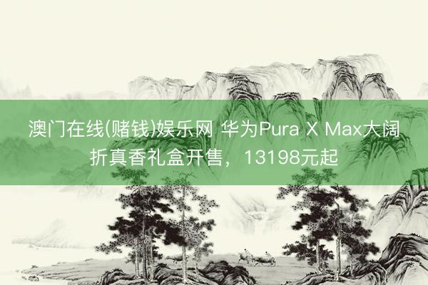 澳门在线(赌钱)娱乐网 华为Pura X Max大阔折真香礼盒开售，13198元起